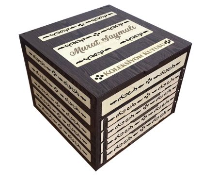 TRİO 4 ÇEKMECELİ TESBİH VE AKSESUAR KUTUSU