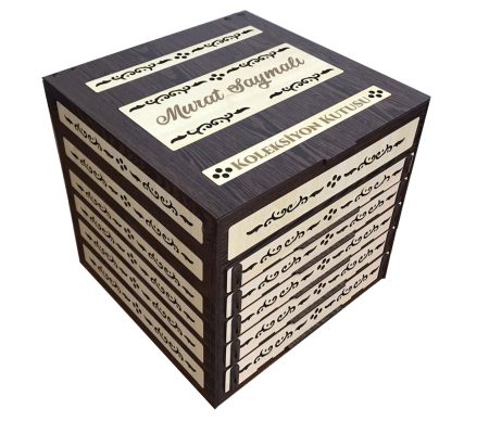 TRİO 5 ÇEKMECELİ TESBİH VE AKSESUAR KUTUSU