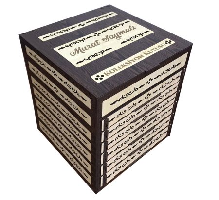 TRİO 6 ÇEKMECELİ TESBİH VE AKSESUAR KUTUSU