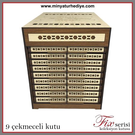 FİX 9 ÇEKMECELİ KOLEKSİYON KUTUSU